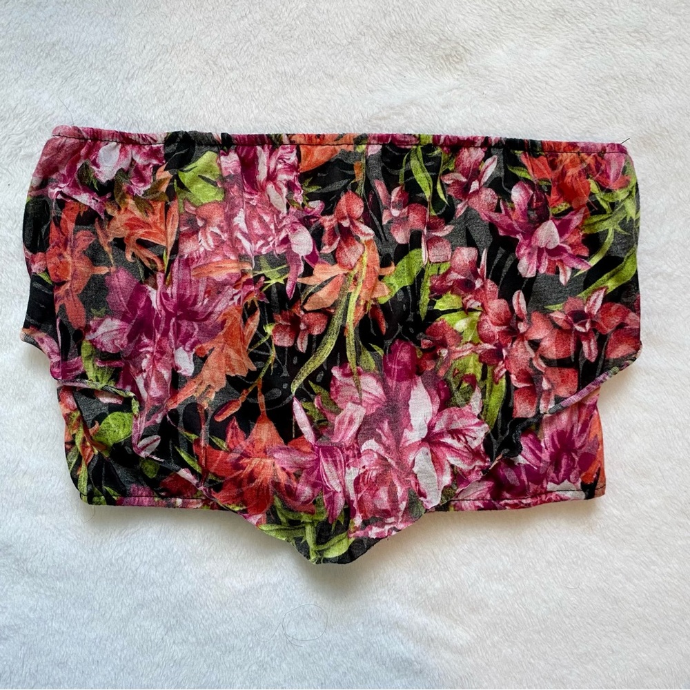 2 For $15 Charlotte Russe Crop Top EUC Size XS Floral Print